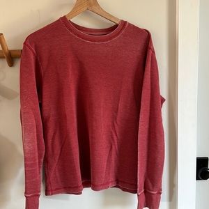 vintage red thermal